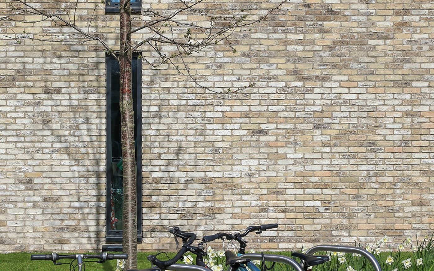 Details of St Ives Cream Rustica brick on student accommodation