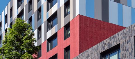 Weavers Quay modern apartment building in Manchester