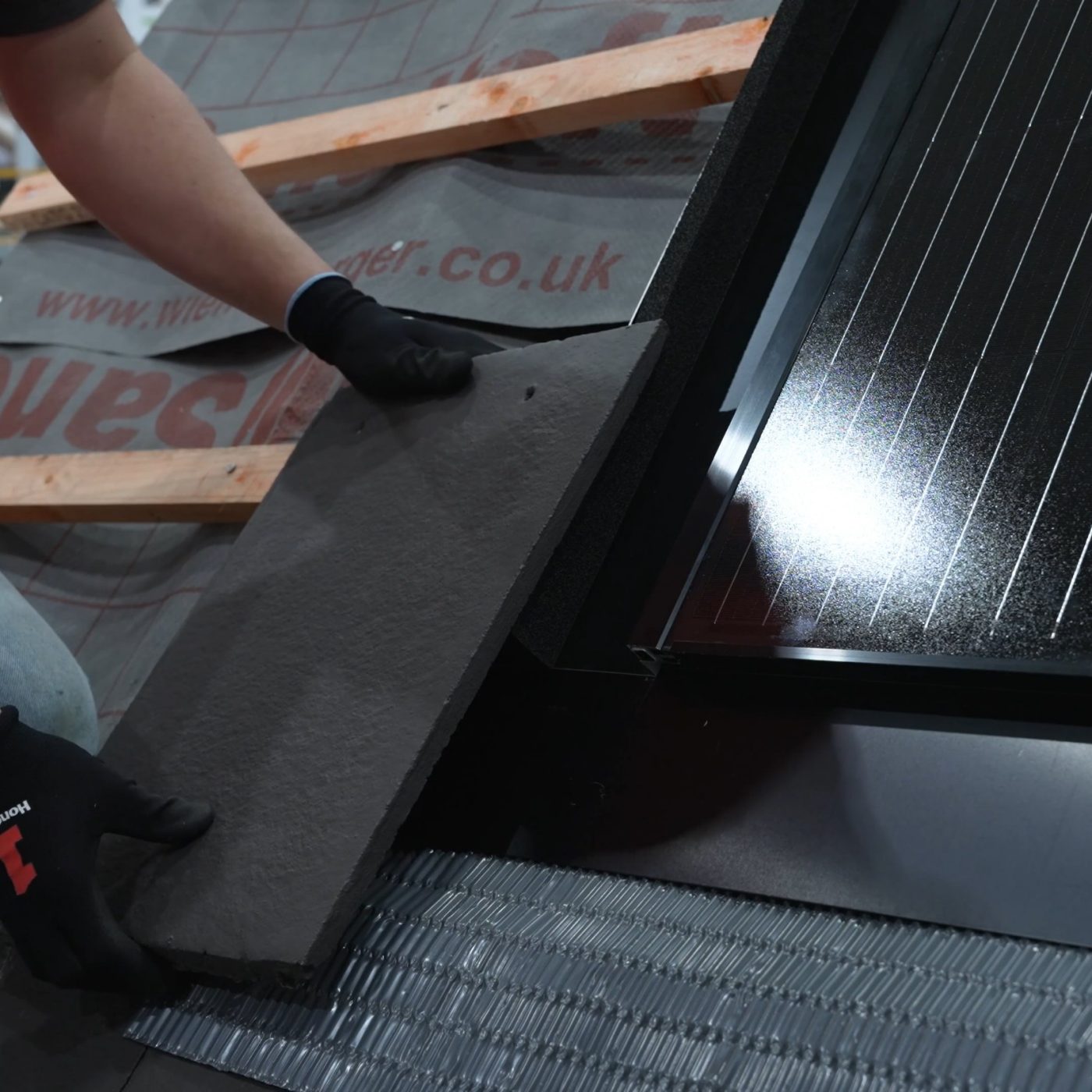 In-roof solar installation