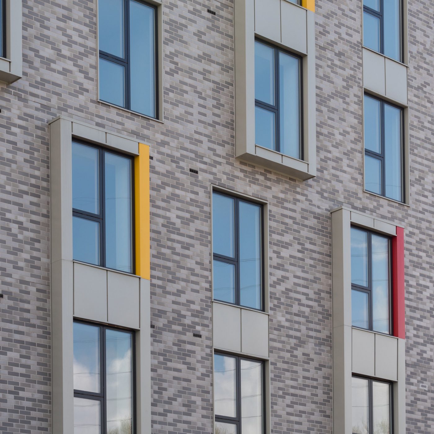 Mutli storey building with large windows