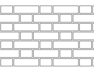 Flemish bond pattern