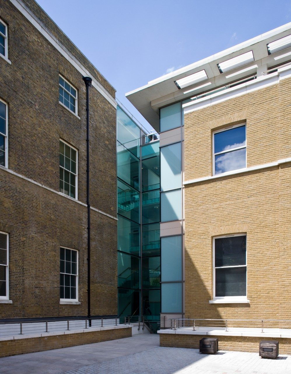 Refurbished Saatchi Gallery containing the finest private collection of modern art in the UK built in Smeed Dean London Stock