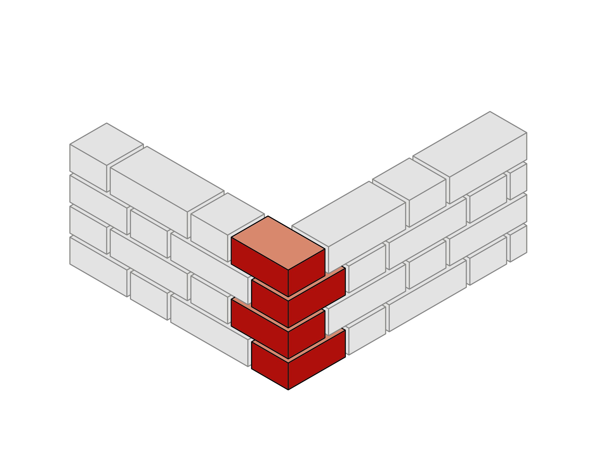 Diagram of archway special bricks