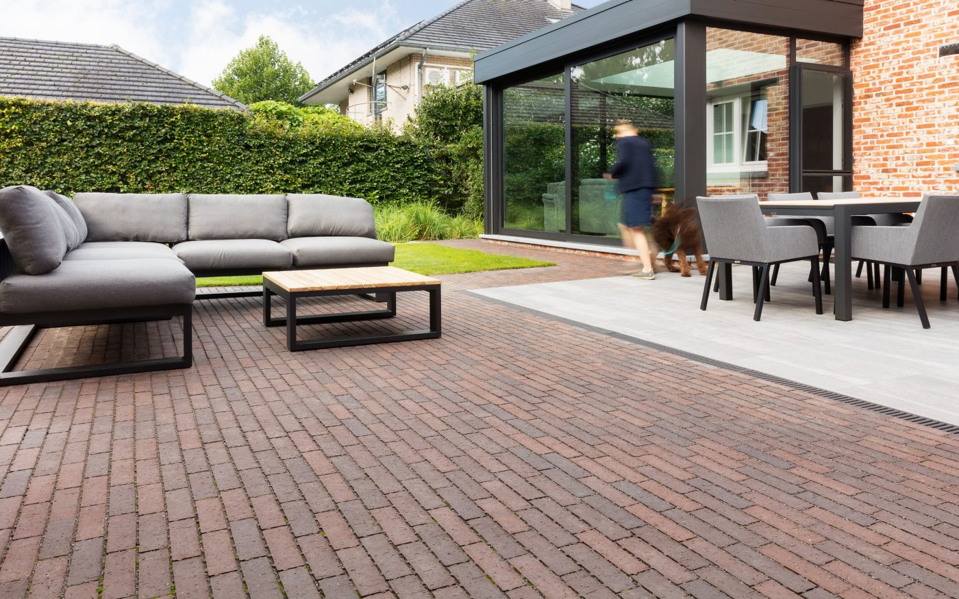 Reference photo private landscaping in Genk