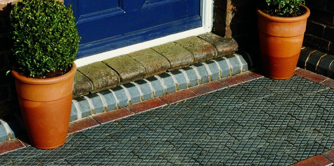 Blue Diamond Pattern Paver