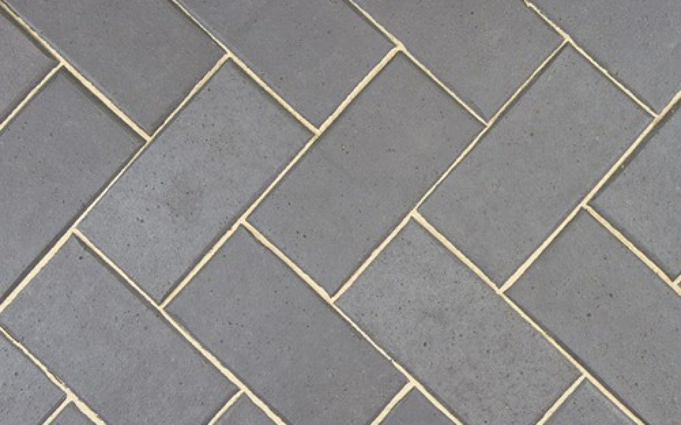 Grey Wienerberger pavers with light coloured joints inbetween