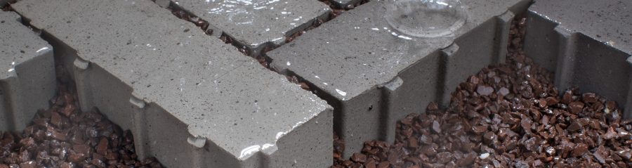 The purpose of Aquata pavers as an effective water drainage solution does not affect their versatility as a high-design landscaping option for commercial and domestic projects