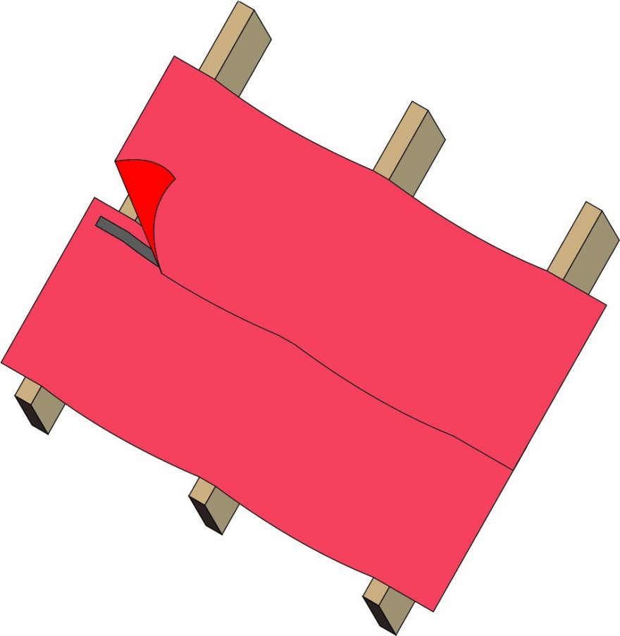 virtual image of sealing underlay