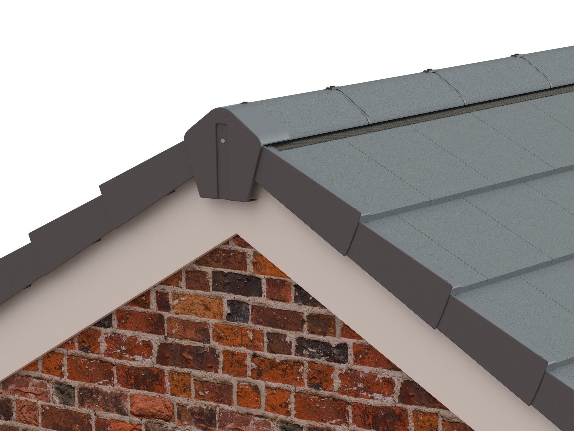 digital diagram of a roof once completed