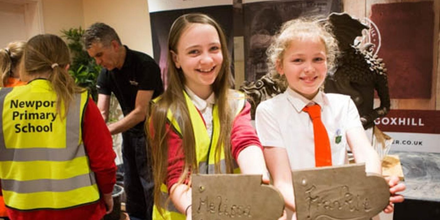 Broomfleet factory partnered with Newport Primary School to raise awareness of energy awareness campaign. Students were able to create their own clay tiles at the factory.
