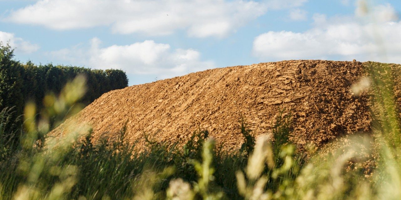 Porotherm wall being constructed
