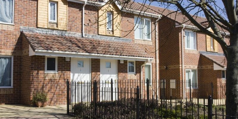 Social Housing development built in Woodland mixture