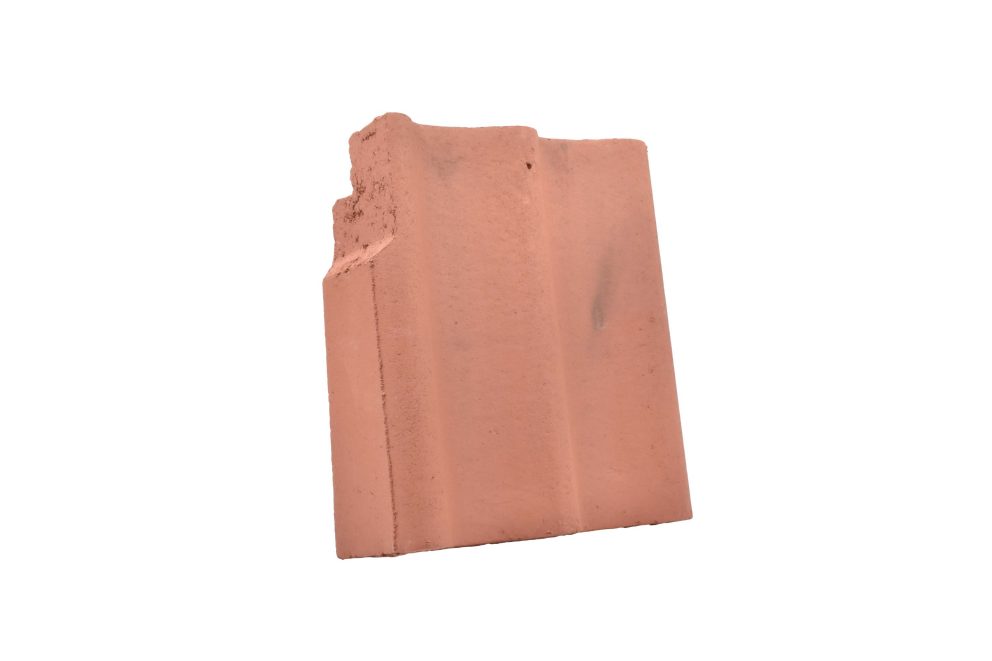 Double Pantile LH Cloaked Verge - Terracotta Red