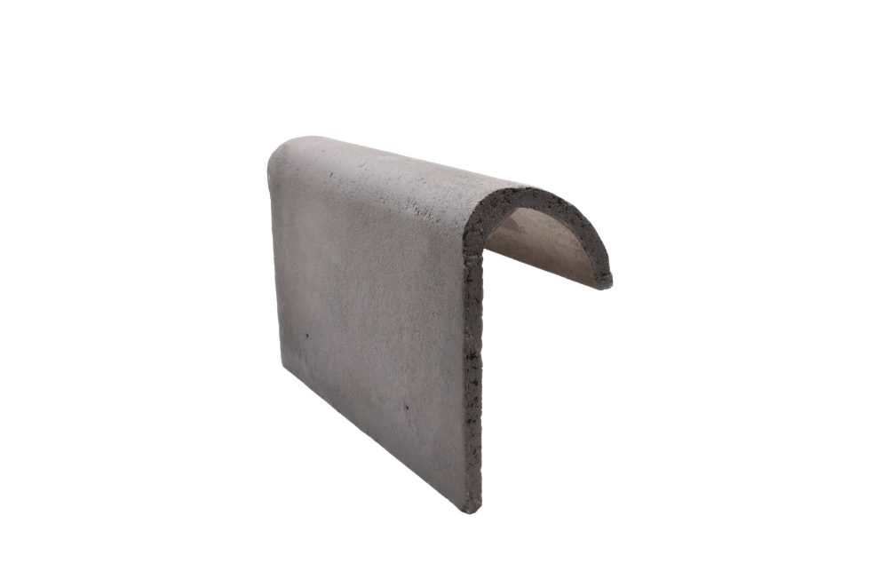 Half Round Mono Ridge - Dark Grey