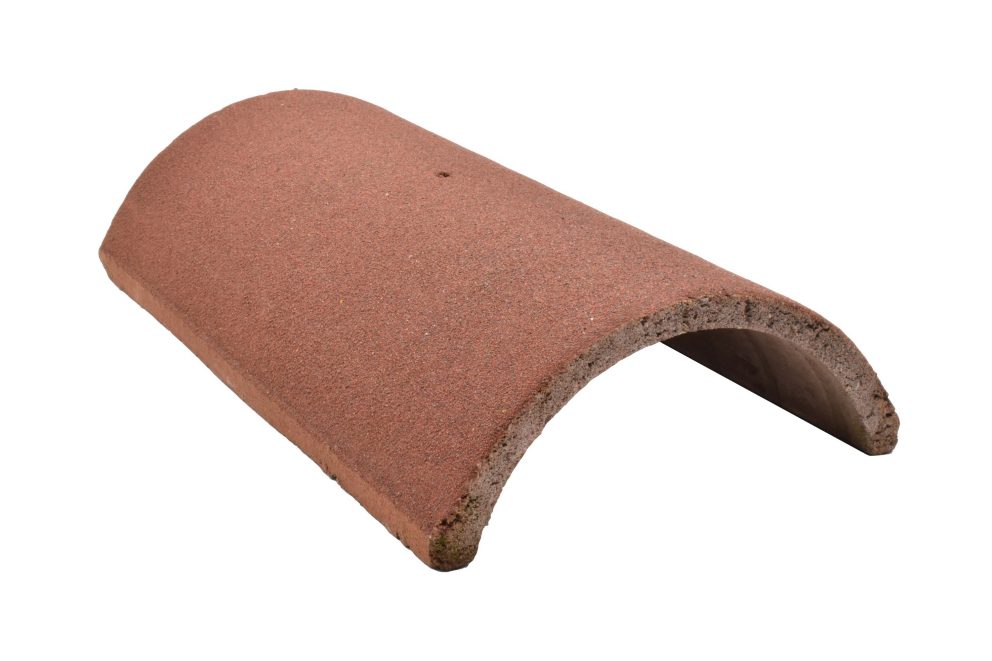 Half Round Security Ridge - Mottled Red