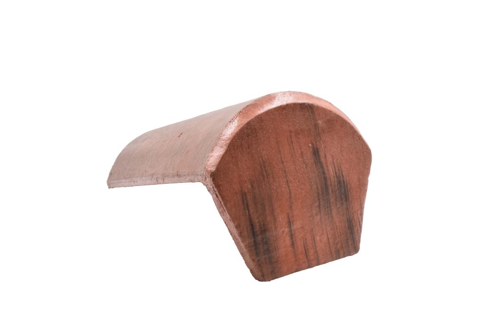 Half Round Ridge Blockend 457mm - Rustic